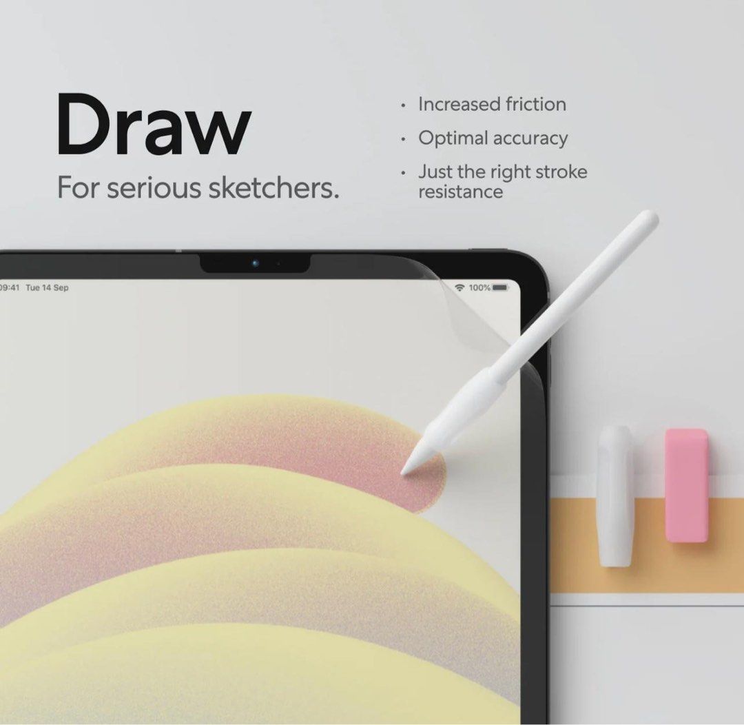 Screen protector (Category: Other Mobile & Gadget Accessories) located in Singapore. Submitted by itshakimagain (Listing ID 1309265863, Image 2). Description: Brand new Paperlike screen protector Screen Protector 2 pieces Make your iPad feel like paper. Multiple quantity available .