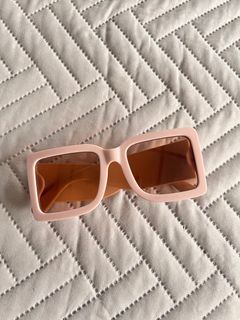 SHEIN Pink Square Sunglasses