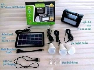 SOLAR LIGHTING SYSTEM WITH CELLPHONE CHARGING