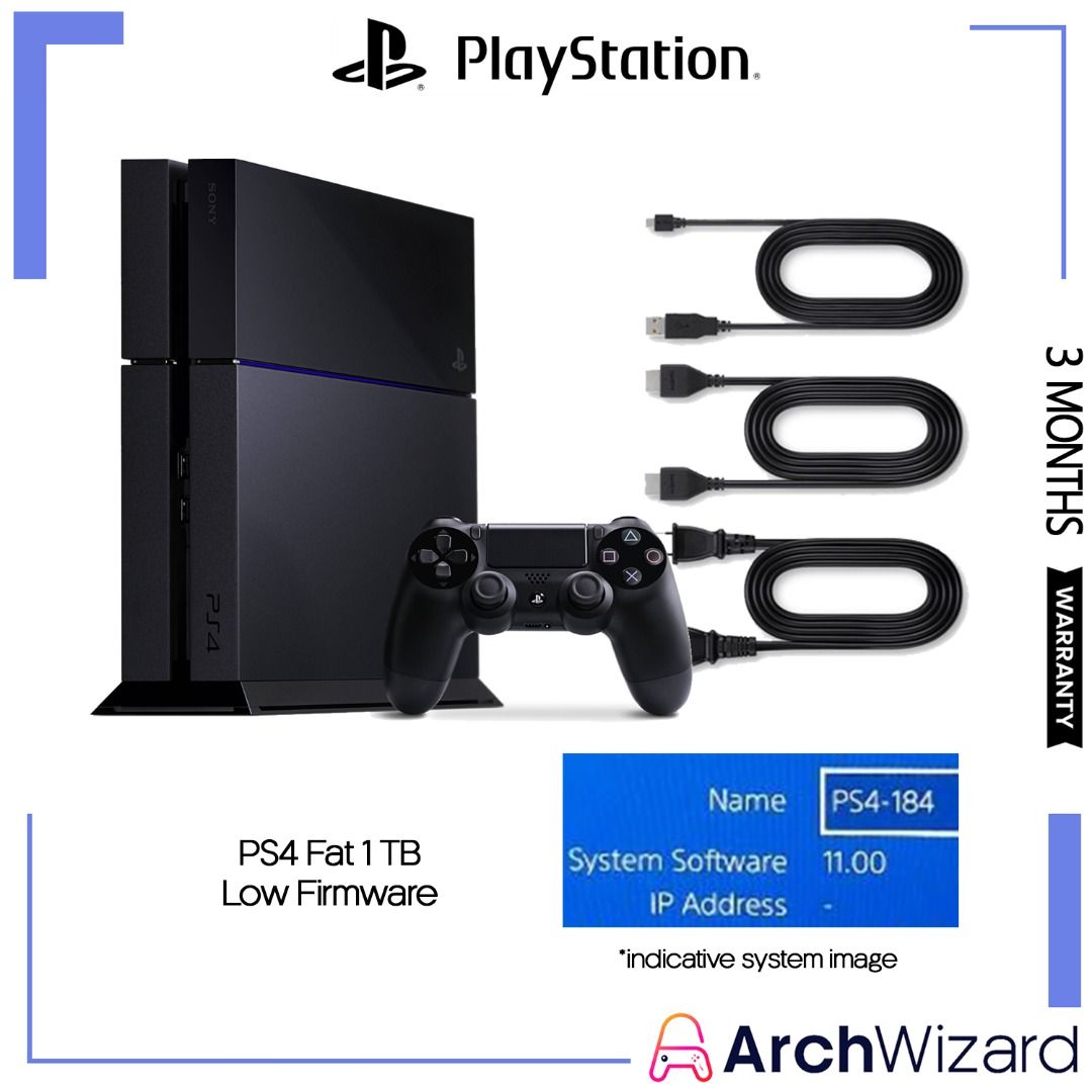 Sony PlayStation Low Firmware PS4 Fat PS4 Slim PS4 Pro