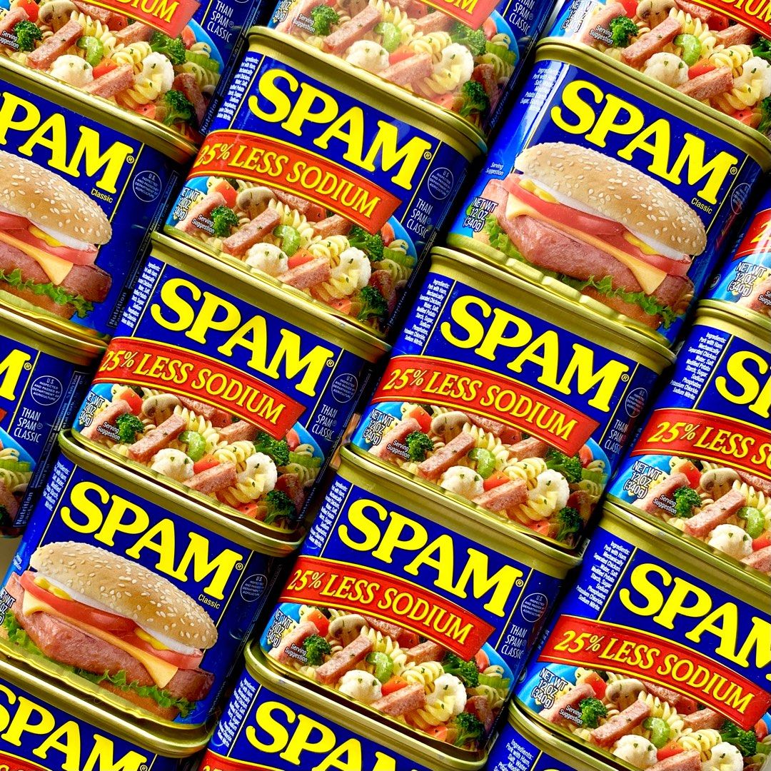SPAM Classic & Less Sodium (Category: Packaged & Instant Food) located in Mandaluyong City. Submitted by micuchicu (Listing ID 1309260913, Image 1). Description: SPAM Original Price: P225.00 Discounted Price: P200.00 ✅ Classic ✅ Less Sodium Expiration Date: December 2026 .