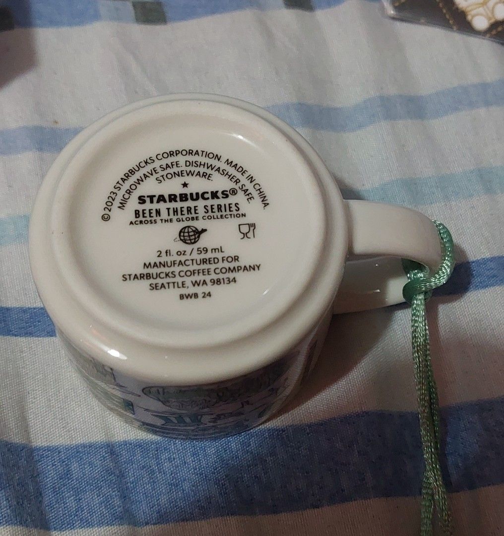 Starbucks Global Been There Series 2oz Philippines (Category: Coffee & Tea Tableware) located in Marilao. Submitted by BlueMonkey (Listing ID 1309186734, Image 3). Description: Starbucks Global Been There Series 2 0z. Philippines demitasse, small cup New P400.00 Location: Brgy. Lias, Marilao, Bulacan Delivery: LBC COP, delivery to preferred LBC branch P69.00 delivery fee, estimate SMS: 09913441133.
