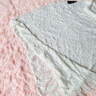 Summer Creamy White Poncho | Womens Ladies Beach Summer Trip Long Holiday Mesh Sweater