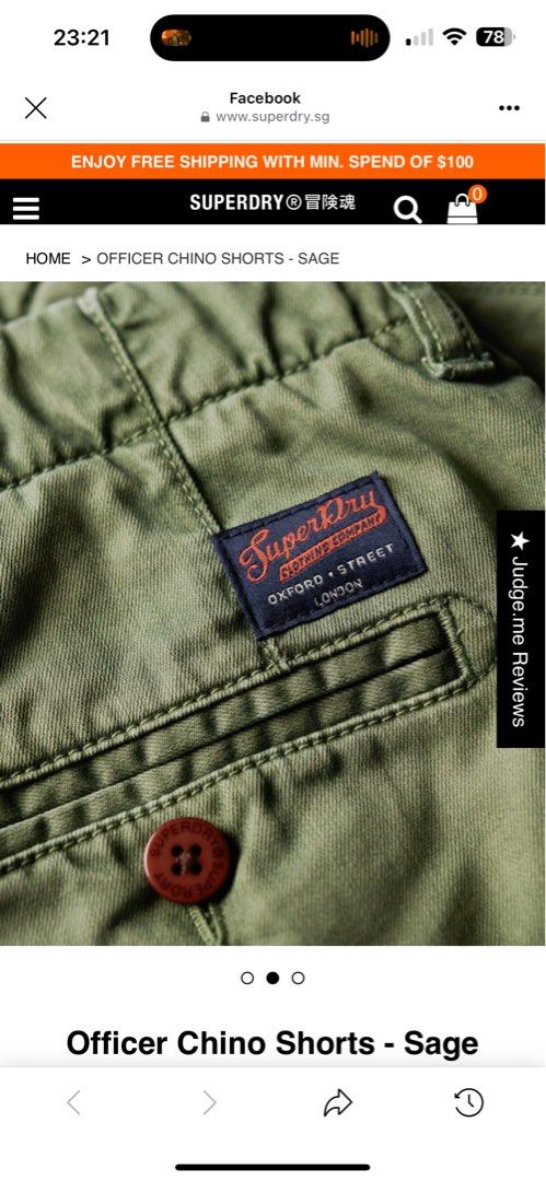 Superdry Chinos Bermudas