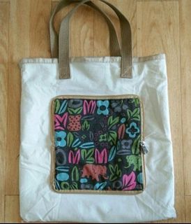 Thick Multipurpose Preloved Tote Bag Convertible to Wallet