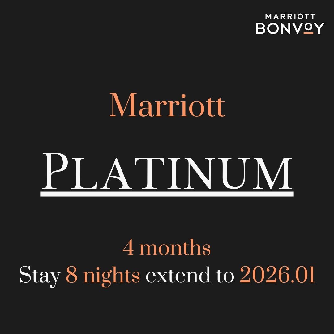 [Till 2026] Marriott Bonvoy Platinum Upgrade Plan Free breakfast