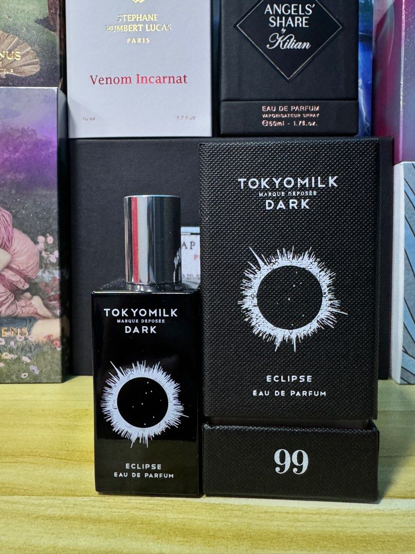 Tokyo Milk - Eclipse (Category: Fragrance & Deodorants) located in Singapore. Submitted by _aatt_ (Listing ID 1309282021, Image 1). Description: Bought in Libertine, Melbourne, April 2024. Full presentation, sprayed 5 times for maceration purposes. 47ml .