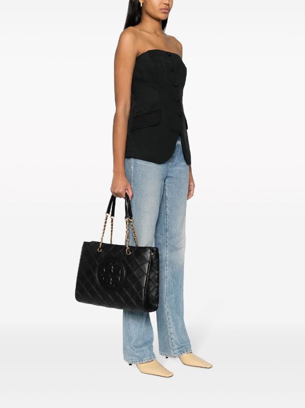 Tory burch fleming tote large top