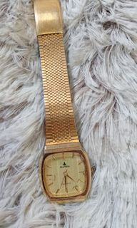 Vintage BUREN gold tone watch