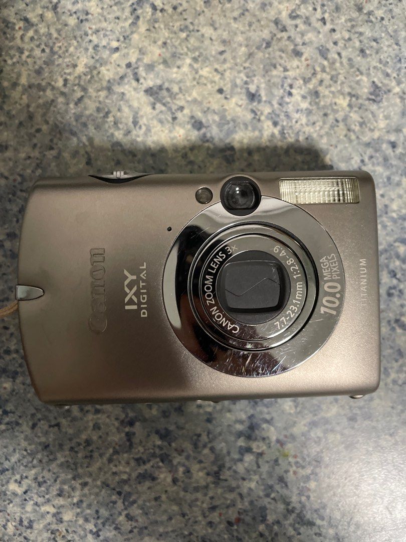 【希少】Canon IXY DIGITAL1000 TITANIUM 2006 – Canon IXY Digital 1000 Titanium 10MP Point & Shoot