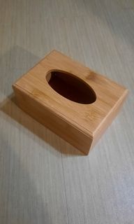 Wooden Tissue Holder