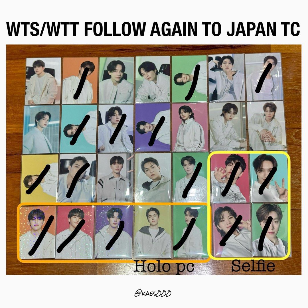 WTT/WTS SEVENTEEN FOLLOW AGAIN TO JAPAN PHOTOCARDS, Hobbies