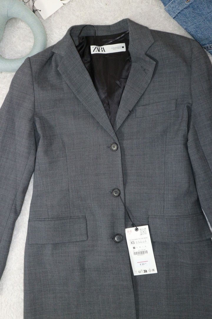 Zara tailored frock coat cheap