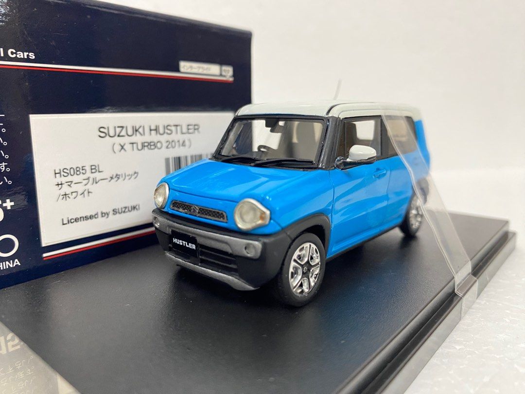 1/43 SUZUKI HUSTLER X TURBO 2014 (Passion Orange x White) mini car