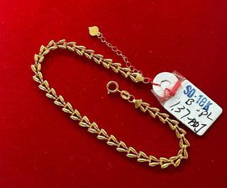 18k yg Saudi gold bracelet