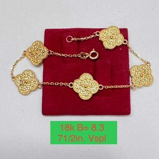 18k yg Saudi gold bracelet