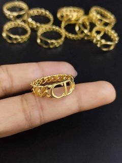 18k yg Saudi gold ring