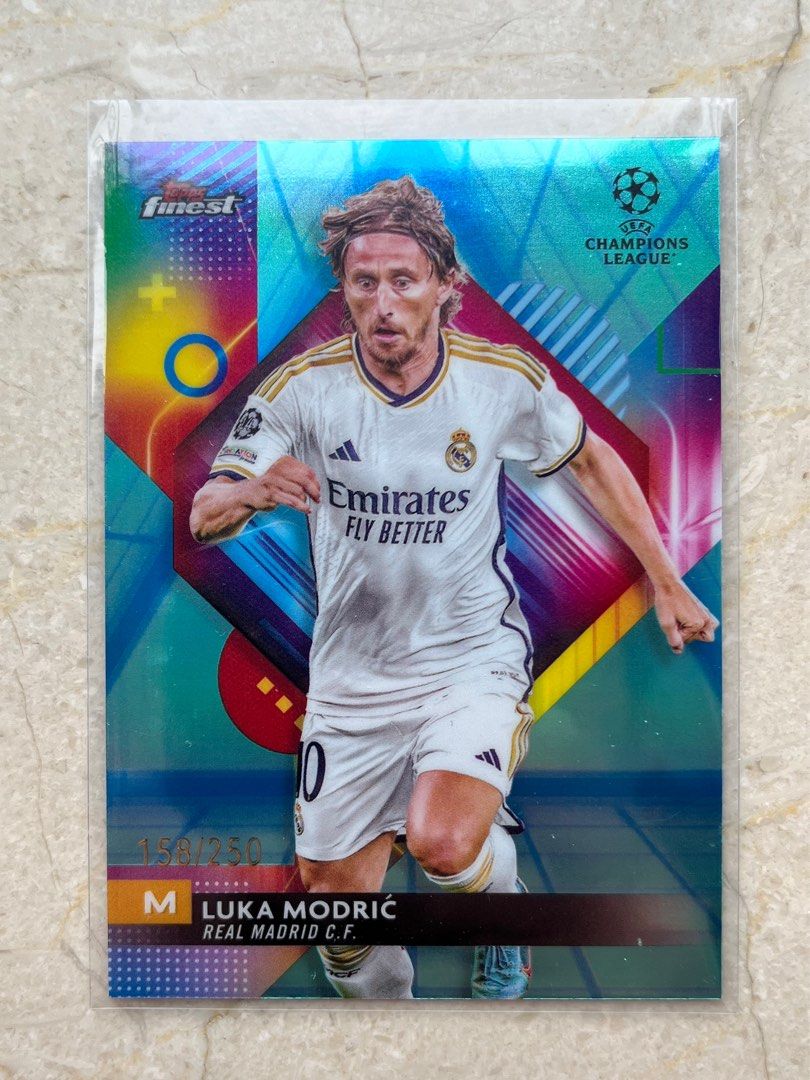2023-24 Topps Finest UEFA Club Competition Luka Modric /250 Reald 