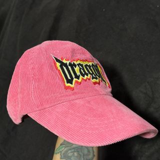 8 seconds x Gdragon pink corduroy cap