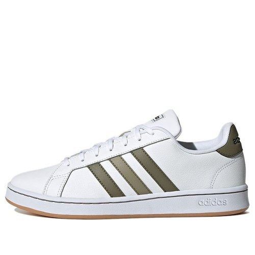 ADIDAS Neo Grand Court White Army Green Men s Fashion Footwear Sneakers on Carousell