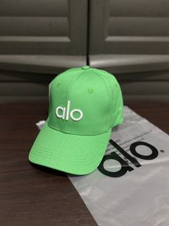 Alo Yoga Off-Duty Munsell Green Structured Velcro Adjustable Cap