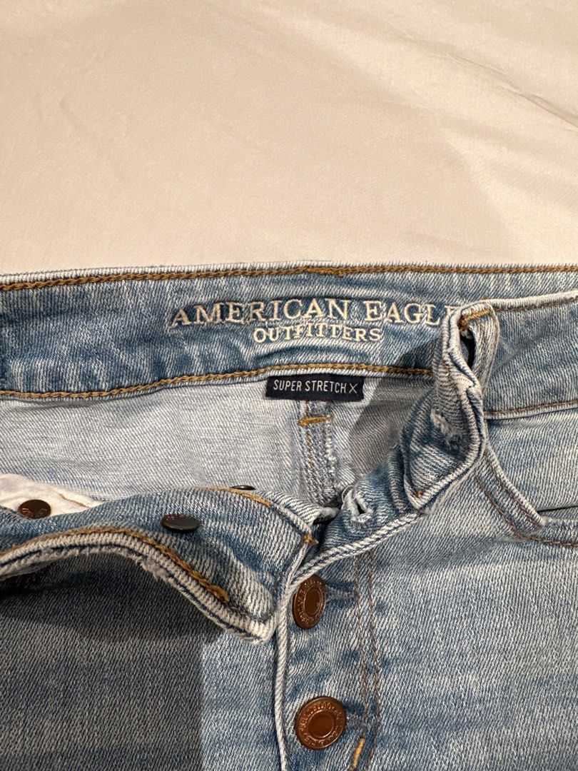 American Eagle Ripped Denim Skirt Women s Fashion Bottoms Skirts on Carousell
