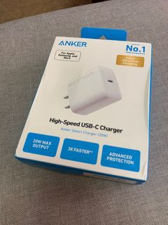 Anker 20w type-c charger only