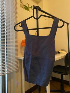 Araw The Line Blue Halter Top