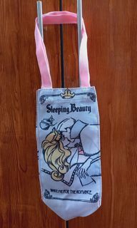 Authentic Disney Sleeping Beauty Water Bottle Tote Bag