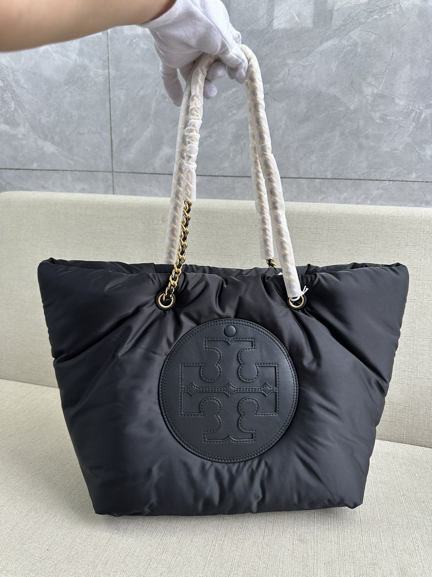 Authentic TB ella chain tote bag