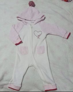baby overall jumpsuit with hoodie 12m