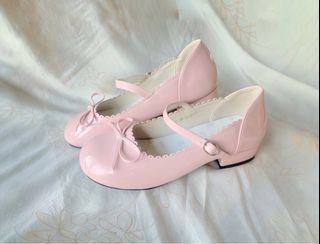 Baby pink mary jane lolita doll shoes