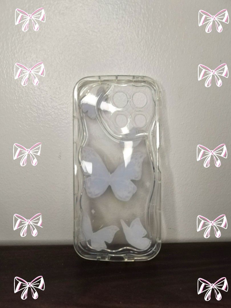 Blue Butterfly Case Honor X8A (Category: Cases & Sleeves) located in Mandaluyong City. Submitted by calliesloves (Listing ID 1309429779, Image 2). Description: × HONOR X8A Case × Blue Butterfly Design × Has Never Been Used Before.