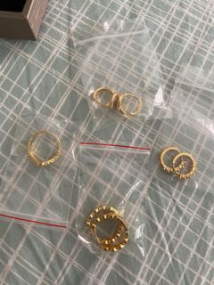 BN Gold Vermiel Fashion Earrings Bundle