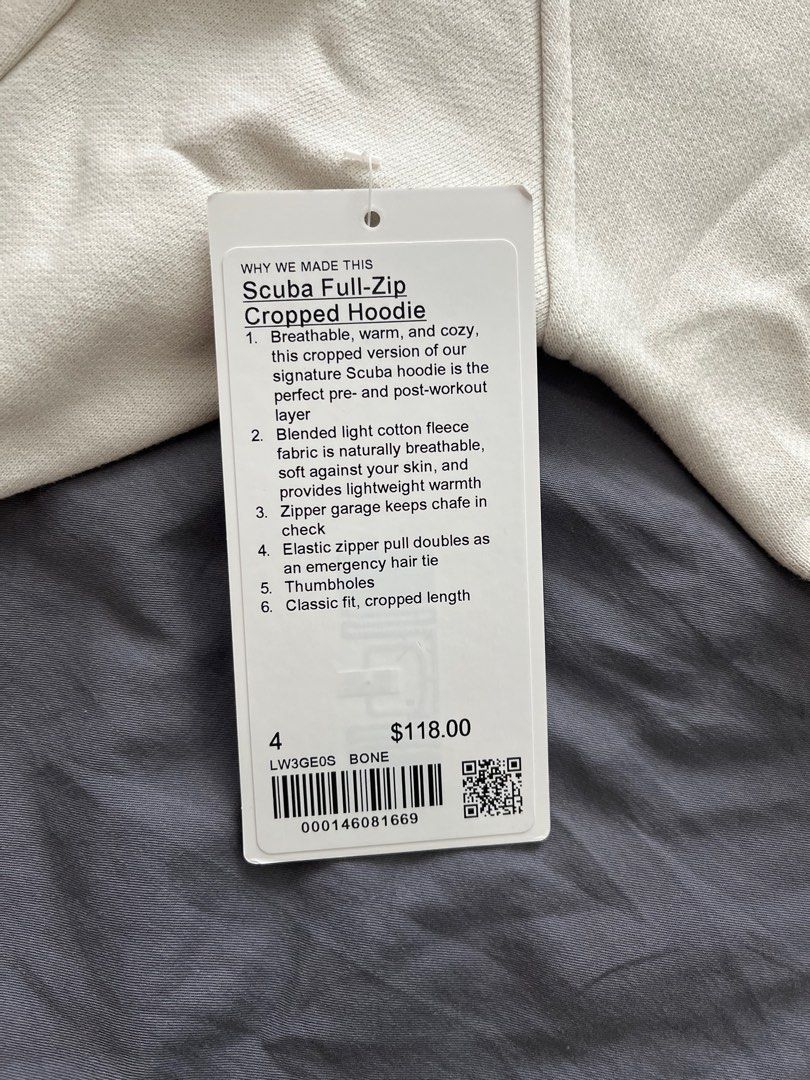 Lululemon scuba hoodie sizing clearance