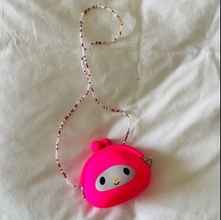 Brand New! My Melody Coin Purse with Detachable Bead Sling
