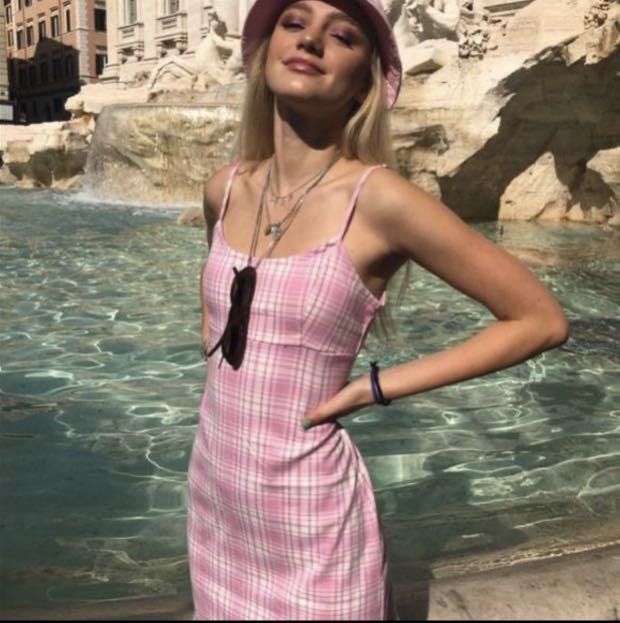 Brandy melville plaid dress clearance
