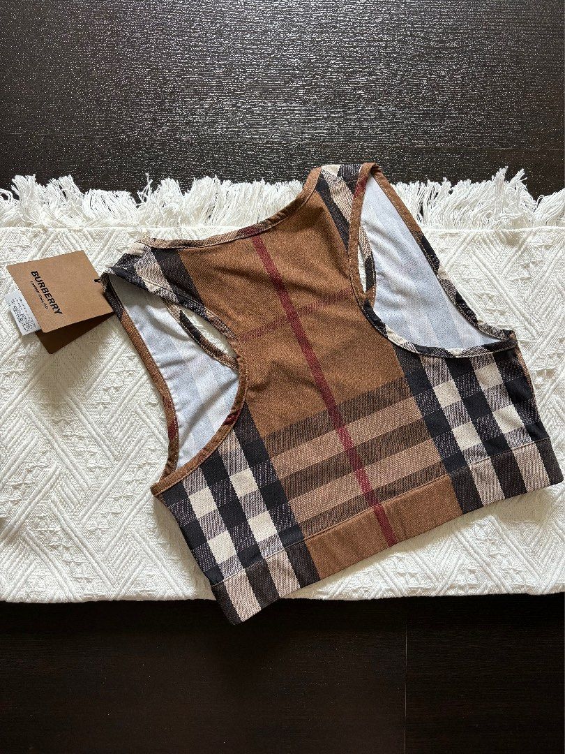 Burberry crop top clearance
