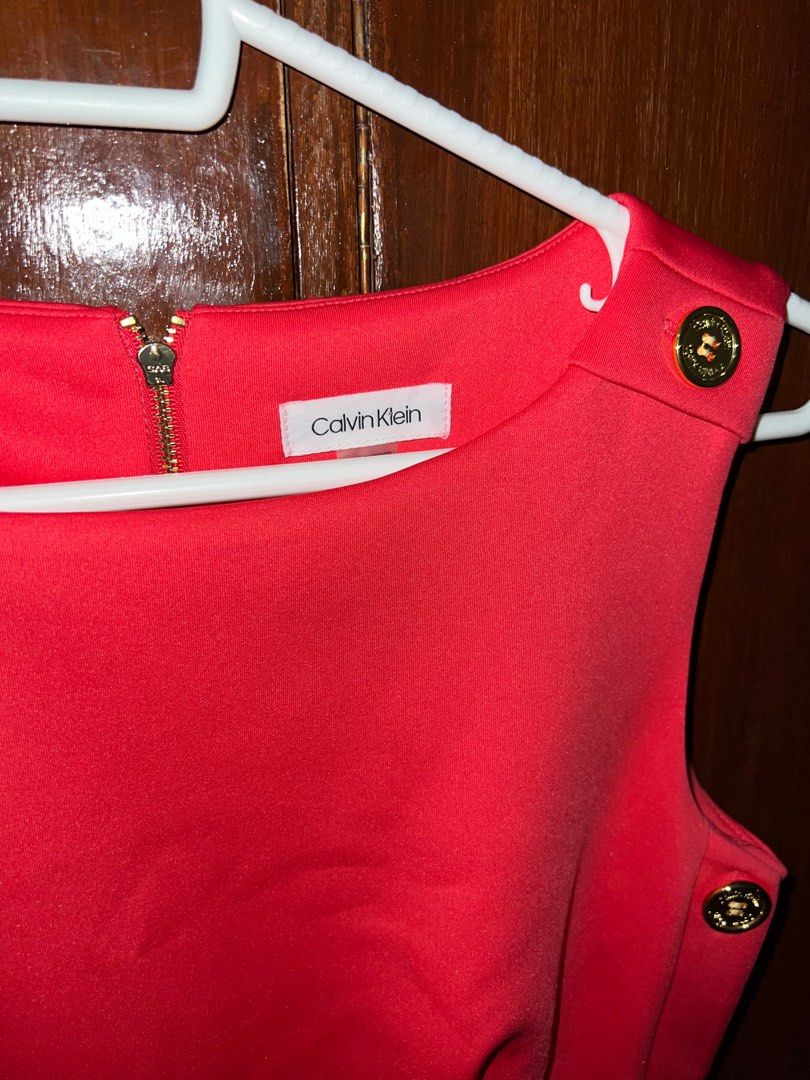 Calvin Klein Pink Sheat Dress (Category: Dresses) located in Pasig City. Submitted by izathing (Listing ID 1309486536, Image 2). Description: DECLUTTERING ✨ Used only once.