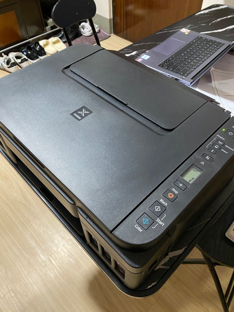 Canon Pixma G3010 Inkjet 3in1 Wireless Printer (Category: Printers, Scanners & Copiers) located in Manila. Submitted by marybelle.mb (Listing ID 1309369501, Image 2). Description: Canon Pixma G3010 Inkjet Wireless/Wifi Photo Printer - good for printing, scanning, photocopy - prints high quality photos - good for business and everyday use - wifi printer (pwede phone) - 11k nabili - price still negotiable.