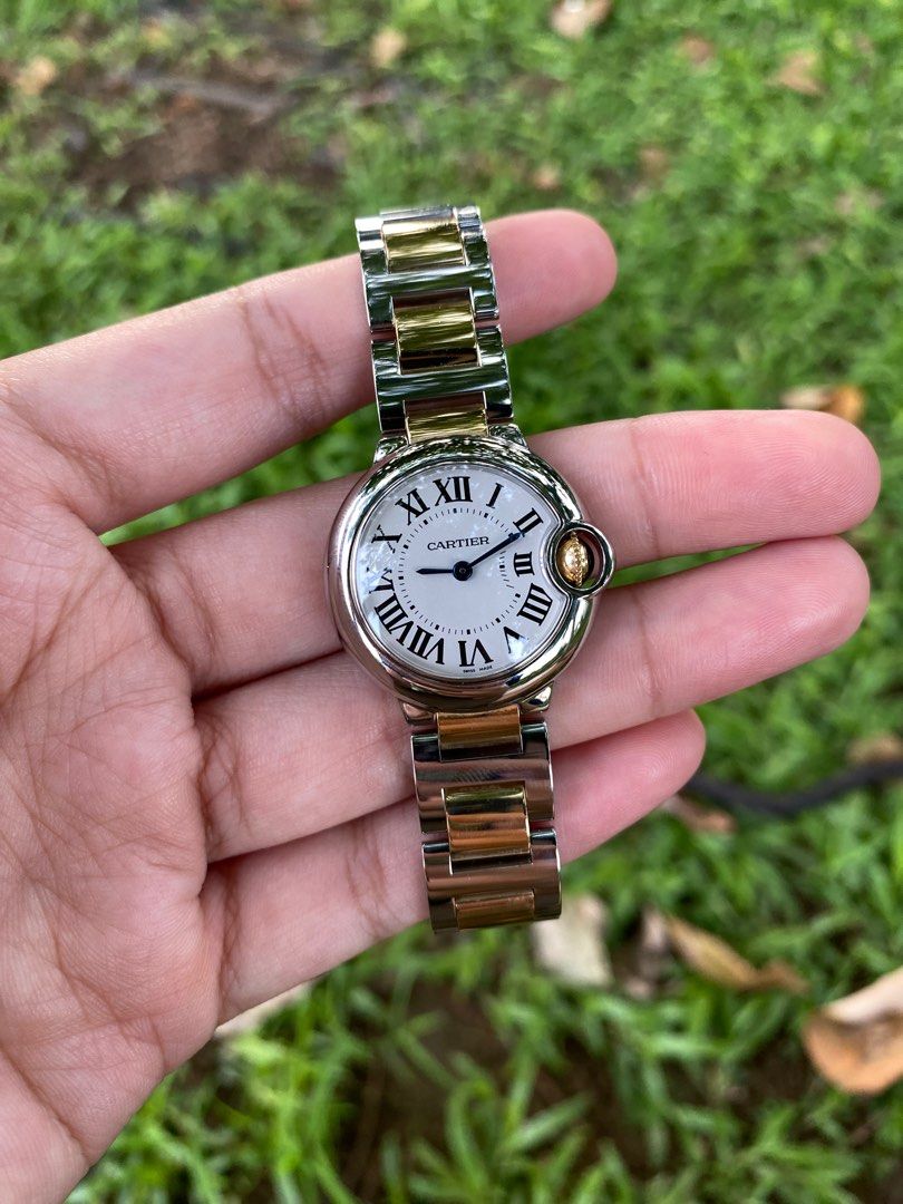 Cartier ballon bleu two tone ladies outlet