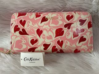 Cath Kidston Marble Hearts Zipper Wallet