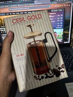 Cesil Gold Coffee and Tea Press