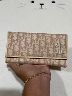 Christian Dior - Pink Trotter 1 Bifold Monogram Signature Wallet