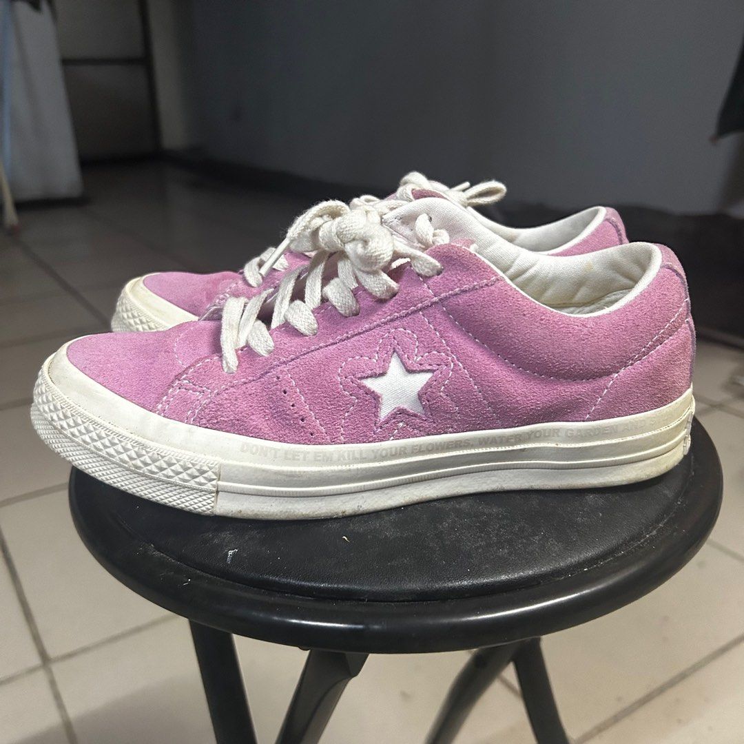 美品23.5 converse LE ALL STAR HI コンバース レザー