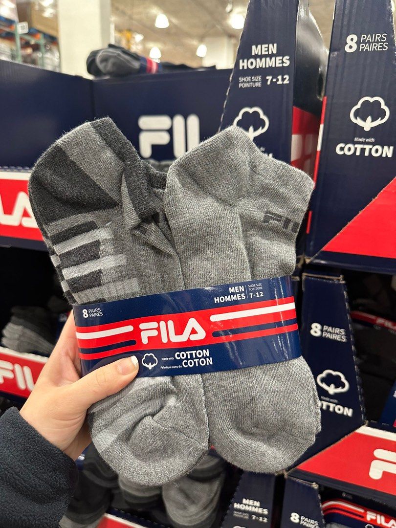 加拿大Costco 直送FILA男裝短襪8對裝, 男裝, 手錶及配件, 襪- Carousell
