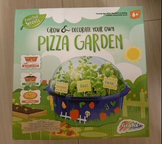Creative Sprouts Grow & Decorate Your Own Pizza Herbs Garden Plants Kit