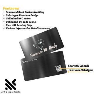 Digital Business Card - Silver NFC card