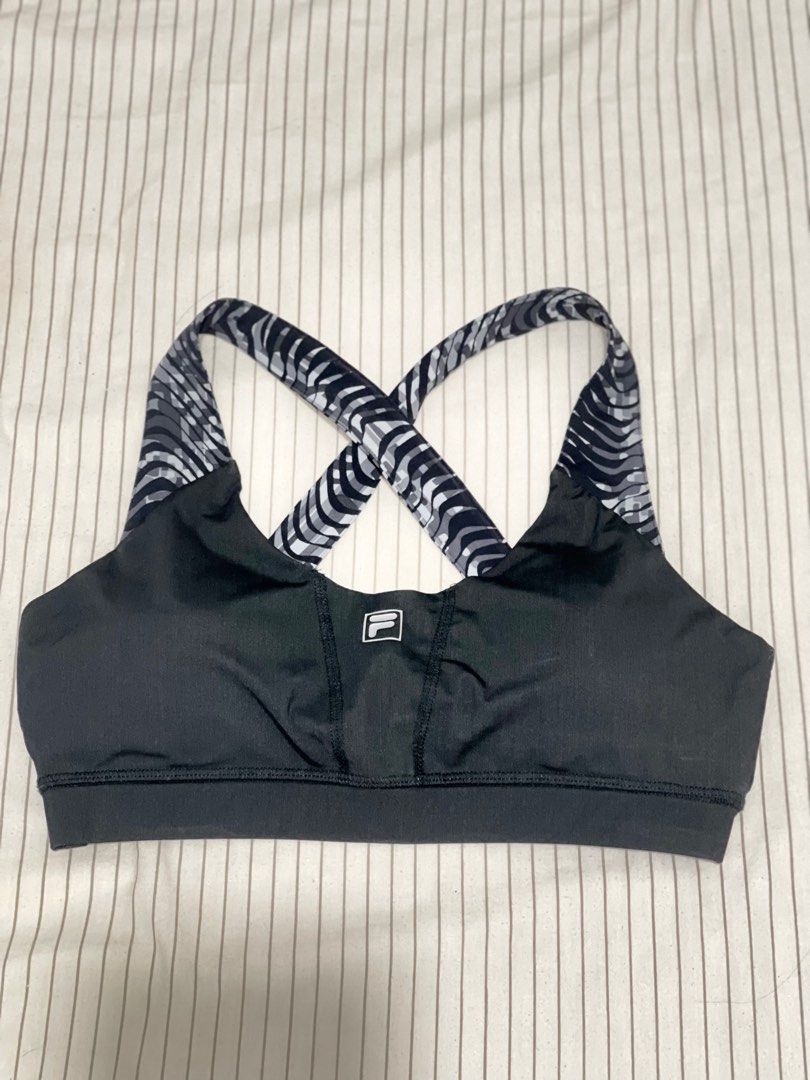 Fila Sports Bra Medium (Category: Activewear) located in Paranaque City. Submitted by declutter_things (Listing ID 1309497025, Image 3). Description: Original Fila Small to medium body frame.