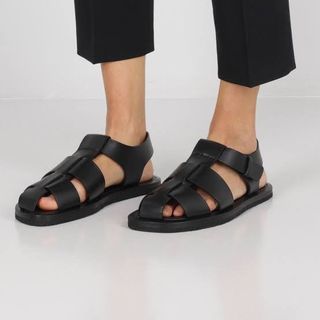 For Preorder: The Row Fisherman Sandals in Leather